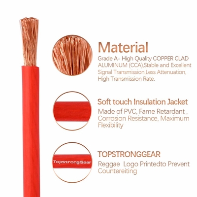 Heat Resistant Soft Flexible Silicone Cable 4 AWG Multipurpose