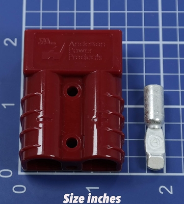 SB50 50A Forklift Battery Charger Connector Plug , Red Anderson Powerpole Outlet