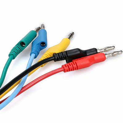 1000V Banana Plug Multimeter Test Leads Multicolor Tinned Copper