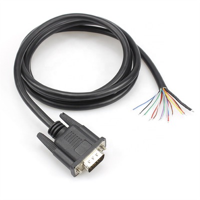 Antiwear 15Pin Computer Monitor Cable , Anti Corrosion D Sub VGA Cable