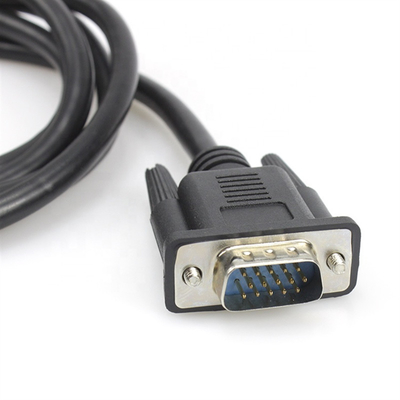 Antiwear 15Pin Computer Monitor Cable , Anti Corrosion D Sub VGA Cable