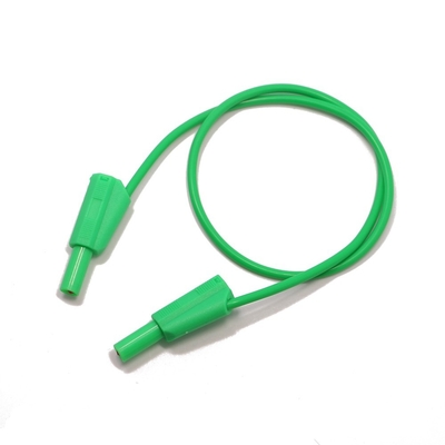 Silicone Rubber Multimeter Test Leads Multicolor 32A With Banana Plug