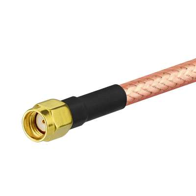 Gold Plated Radio Frequency Antennas IP54 Waterproof RG58 RG142