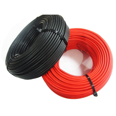 Heatproof 2x10mm2 Solar Panel Wire , Antiwear DC Cable For Solar PV