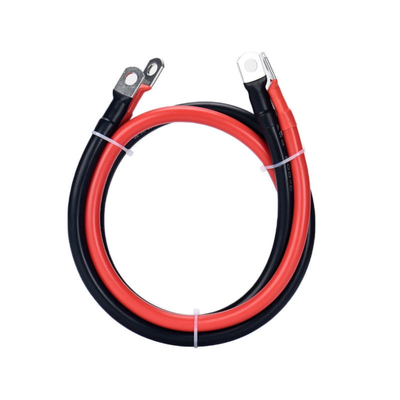 95mm2 120mm2 Industrial Truck Inverter To DC Positive Tinned Traction Battery Storage System Terminal Cable With Lugs