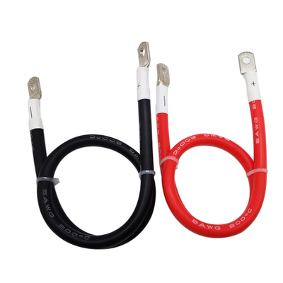 95mm2 120mm2 Industrial Truck Inverter To DC Positive Tinned Traction Battery Storage System Terminal Cable With Lugs