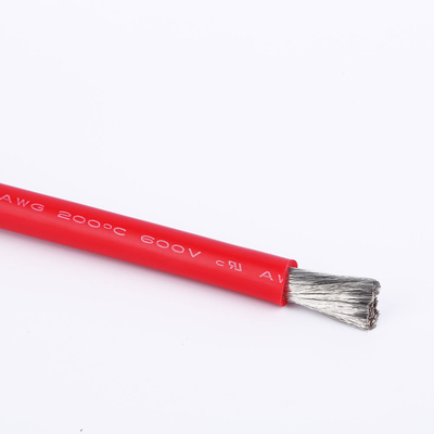 Tinned Copper Flexible Silicone Cable 1AWG 2AWG 4AWG  6AWG 8AWG 10AWG