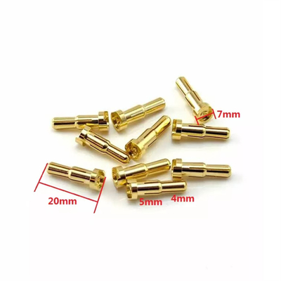 Male Bullet Wire Banana Plug Connectors 4mm 5mm For I Charger