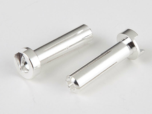 Hexie Silver Bullet Banana Plug Connectors 14mm 18mm For RC Battery