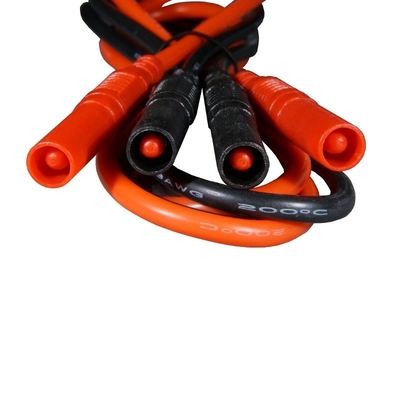 ISO9001 1500V Multimeter Replacement Leads , Multipurpose 4mm Banana Plug Leads