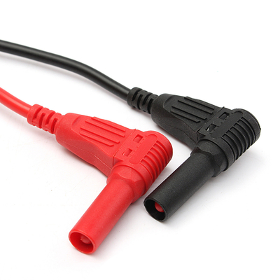 ISO9001 1500V Multimeter Replacement Leads , Multipurpose 4mm Banana Plug Leads