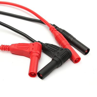ISO9001 1500V Multimeter Replacement Leads , Multipurpose 4mm Banana Plug Leads