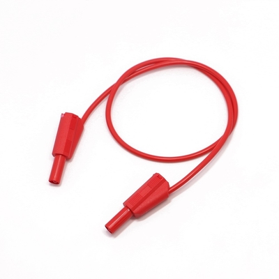 Silicone Rubber Multimeter Test Leads Multicolor 32A With Banana Plug