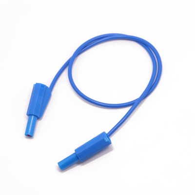 Silicone Rubber Multimeter Test Leads Multicolor 32A With Banana Plug