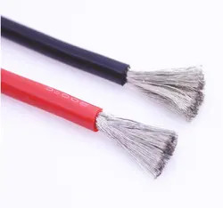 Heatproof Super Flexible Stranded Copper Wire 1050/0.08 10AWG Silicone Rubber Cable