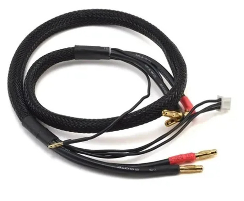 2S High Current Charge Cable w/4mm & 5mm Solid Bullet Connector 10/12/14awg 610mm